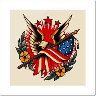 OldSalt American Traditional Patriotic Motif Posters and Art